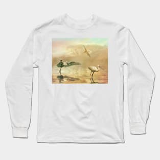 Spoonbill morning Long Sleeve T-Shirt